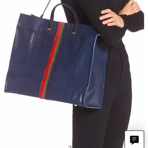CLARE V. Simple Leather Tote